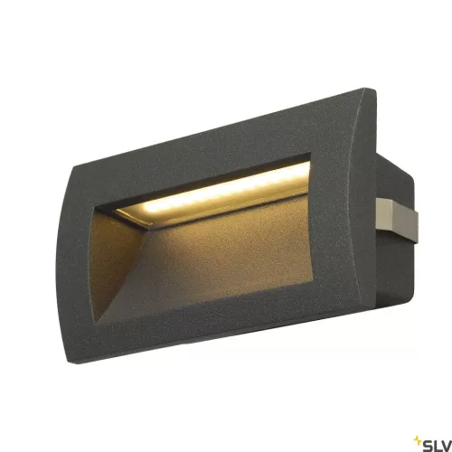 SLV DOWNUNDER 233625 Beépíthető lépcsőházi lámpa 1x4W/LED 3000K 85LM IP55