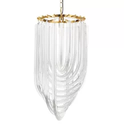 függesztett lámpa arany színű vázzal és fém testtel beltéri használatra stepintodesign-dp0339-600-gold - moretti.hu
