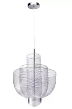 függesztett lámpa króm színű vázzal és fém testtel beltéri használatra stepintodesign-md-7026-450-chrome - moretti.hu