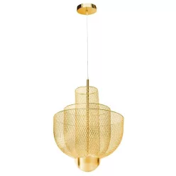 függesztett lámpa arany színű vázzal és fém testtel beltéri használatra stepintodesign-md-7026-600-gold - moretti.hu