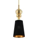 függesztett lámpa arany színű vázzal és fém testtel beltéri használatra stepintodesign-mp-8846-18-black - moretti.hu