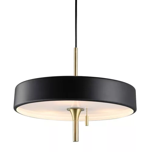 függesztett lámpa arany színű vázzal és fém testtel beltéri használatra stepintodesign-mp8872-black - moretti.hu