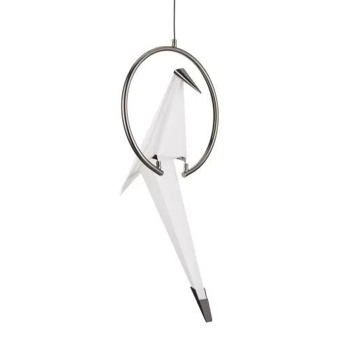 függesztett lámpa fehér színű vázzal és fém testtel beltéri használatra stepintodesign-p9501-black - moretti.hu
