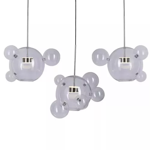 függesztett lámpa króm színű vázzal és fém testtel beltéri használatra stepintodesign-st-0801-14-chrome - moretti.hu