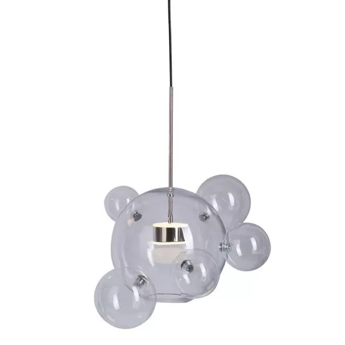 függesztett lámpa króm színű vázzal és fém testtel beltéri használatra stepintodesign-st-0801-5-1-chrome - moretti.hu