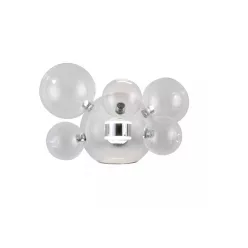 fali lámpa króm színű vázzal és fém testtel beltéri használatra stepintodesign-st-0801w-5-1-chrome - moretti.hu