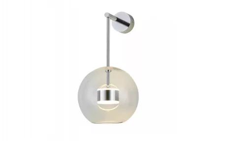 fali lámpa króm színű vázzal és fém testtel beltéri használatra stepintodesign-st-0801wl-chrome - moretti.hu