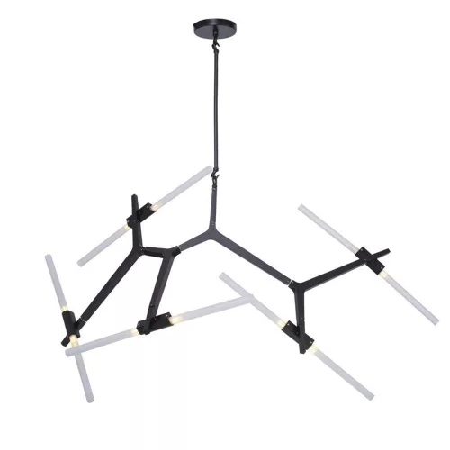 függesztett lámpa fekete színű vázzal és fém testtel beltéri használatra stepintodesign-st-1001-10-black - moretti.hu