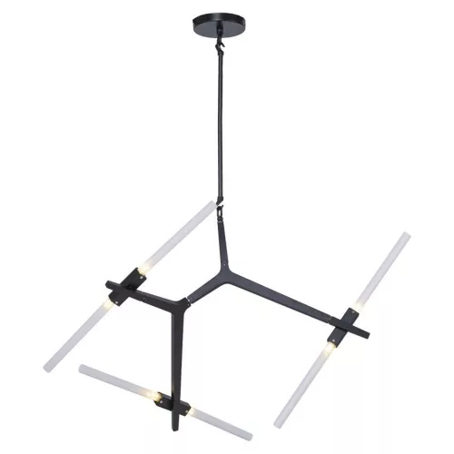 függesztett lámpa fekete színű vázzal és fém testtel beltéri használatra stepintodesign-st-1001-6-black - moretti.hu