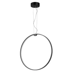 függesztett lámpa fekete színű vázzal és fém testtel beltéri használatra stepintodesign-st-10453p-d600a-black - moretti.hu