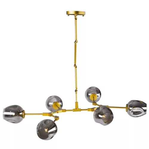 függesztett lámpa arany színű vázzal és fém testtel beltéri használatra stepintodesign-st-1232-6-gold - moretti.hu