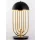 éjjeli lámpa fekete színű vázzal és fém testtel beltéri használatra stepintodesign-st-1602-black - moretti.hu