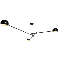 függesztett lámpa fekete színű vázzal és fém testtel beltéri használatra stepintodesign-st-5335b-3-black - moretti.hu