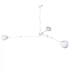 függesztett lámpa fehér színű vázzal és fém testtel beltéri használatra stepintodesign-st-5335b-3-white - moretti.hu