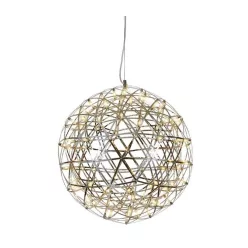 függesztett lámpa króm színű vázzal és fém testtel beltéri használatra stepintodesign-st-5340a-60-chrome - moretti.hu