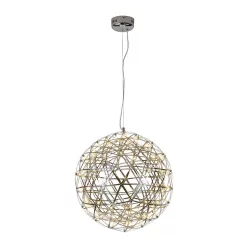 függesztett lámpa króm színű vázzal és fém testtel beltéri használatra stepintodesign-st-5340a-80-chrome - moretti.hu