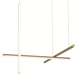 függesztett lámpa arany színű vázzal és fém testtel beltéri használatra stepintodesign-st-9194p-3-gold - moretti.hu
