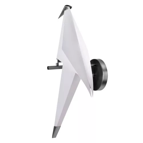 fali lámpa fehér színű vázzal és fém testtel beltéri használatra stepintodesign-w9501-black - moretti.hu