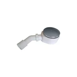Zuhanytálcaszifon O90 mm, krómozott, 60 mm alacsony