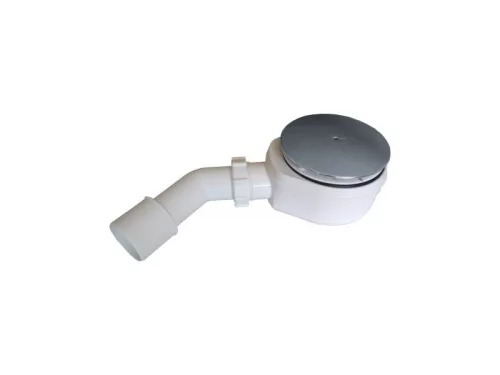 Zuhanytálcaszifon O90 mm, krómozott, 60 mm alacsony