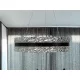 LED luxusos függesztett kristálycsillár + távvezérlő 80W - TA2303/B