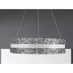  LED luxusos függesztett kristálycsillár + távvezérlő 80W - TA2303/W