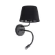 TK Lighting MAJA 10081 Fali lámpa 1x60W/E27+1x6W/G9 IP20
