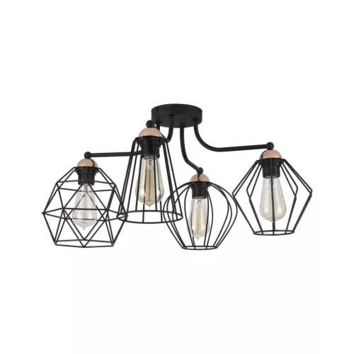TK Lighting GALAXY 1645 Plafonlámpa 4x60W/E27