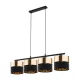TK Lighting HILTON 4342 Függőlámpa 4x60W/E27