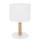 TK Lighting DEVA WHITE 5217 Asztali lámpa 1x60W/E27