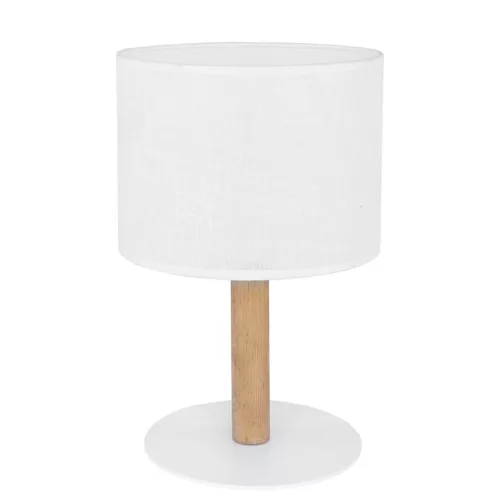 TK Lighting DEVA WHITE 5217 Asztali lámpa 1x60W/E27