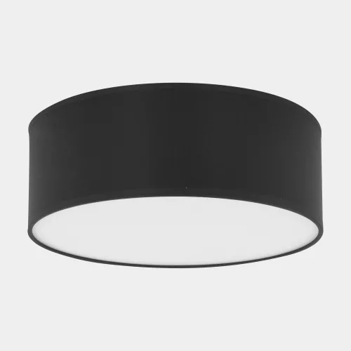 mennyezeti lámpa fekete színű vázzal és textil testtel beltéri használatra tklighting-1088 - moretti.hu
