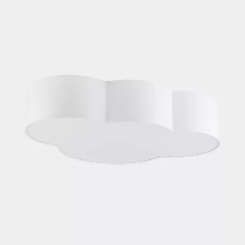 mennyezeti lámpa fehér színű vázzal és textil testtel beltéri használatra tklighting-1533 - moretti.hu