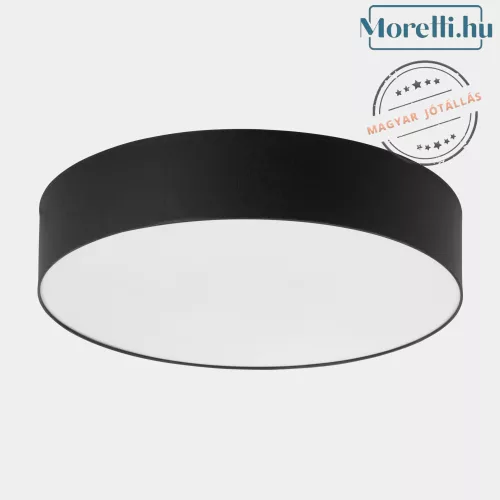 mennyezeti lámpa fekete színű vázzal és textil testtel beltéri használatra tklighting-1587 - moretti.hu