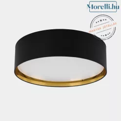 mennyezeti lámpa fekete színű vázzal és textil testtel beltéri használatra tklighting-3432 - moretti.hu