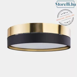 mennyezeti lámpa arany színű vázzal és textil testtel beltéri használatra tklighting-4345 - moretti.hu