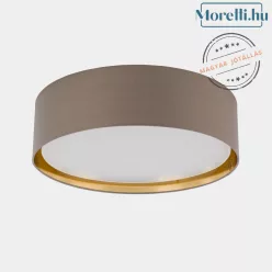 mennyezeti lámpa barna színű vázzal és textil testtel beltéri használatra tklighting-4399 - moretti.hu