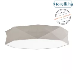 mennyezeti lámpa szürke színű vázzal és textil testtel beltéri használatra tklighting-6196 - moretti.hu