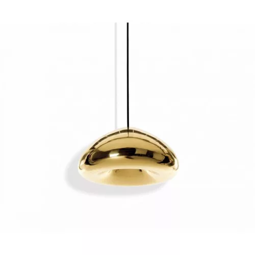 függesztett lámpa bronz színű vázzal és fém testtel beltéri használatra tom_dixon-vos01b-peum3 - moretti.hu