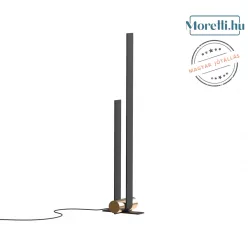 állólámpa fekete színű vázzal és fém testtel beltéri használatra tooy-563-62-c74-c41 - moretti.hu