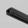 Surface-mounted Track SMART ONE, for stretch ceilings, 3 m, aluminum, black — TR/EU-2023-BK