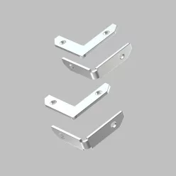   TR/EU-2027-AL Set of сorner connectors 90° for a stretch ceiling track, SMART ONE — TR/EU-2027-AL