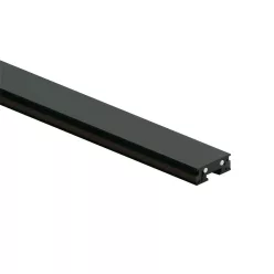   TR/EU-5202-BK Slim magnetic track AIR BASE, 2 M, 48V DC, black color — TR/EU-5202-BK