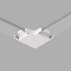   TR/EU-5231-WH Corner connector 90° for track AIR BASE, white color — TR/EU-5231-WH