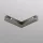 TR/EU-5723-DN Angle electric connector 90°, ceiling-to-ceiling, Shine track system, Base series, dark nickel color, aluminum — TR/EU-5723-DN