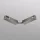 TR/EU-5724-DN Electrical connector 90° wall-to-ceiling, Shine track system, Base series, dark nickel color, aluminum — TR/EU-5724-DN