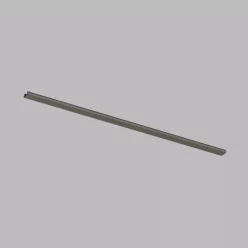   TR/EU-5737-DN Decorative track cover, 50 cm, Shine track system, Base series, dark nickel color, aluminum — TR/EU-5737-DN