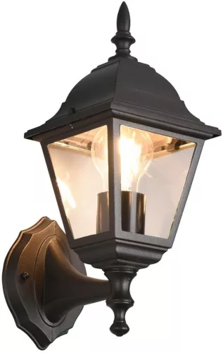 TRIO 205760132 LIVENZA Klasszikus Kültéri Fali Lámpa Fekete E27 IP44