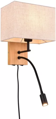 Trio NILAM 212870236 Fali lámpa 2x31w/led+e27 3000k 310lm ip20