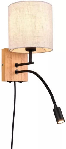 Trio NILAM 212879236 Fali lámpa 2x31w/led+e27 3000k 310lm ip20